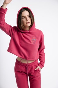 Krótka bluza z kapturem Giddy Up